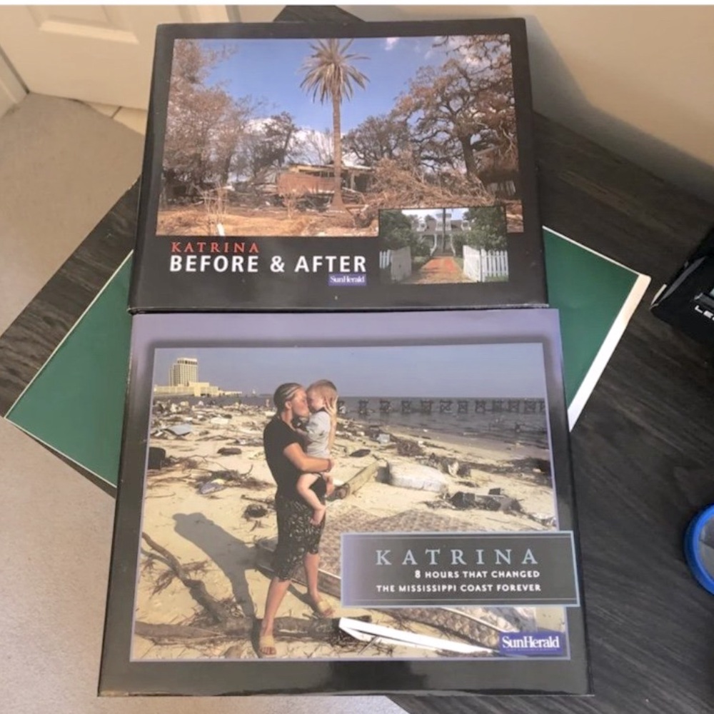 2 Katrina Books Including Before and After